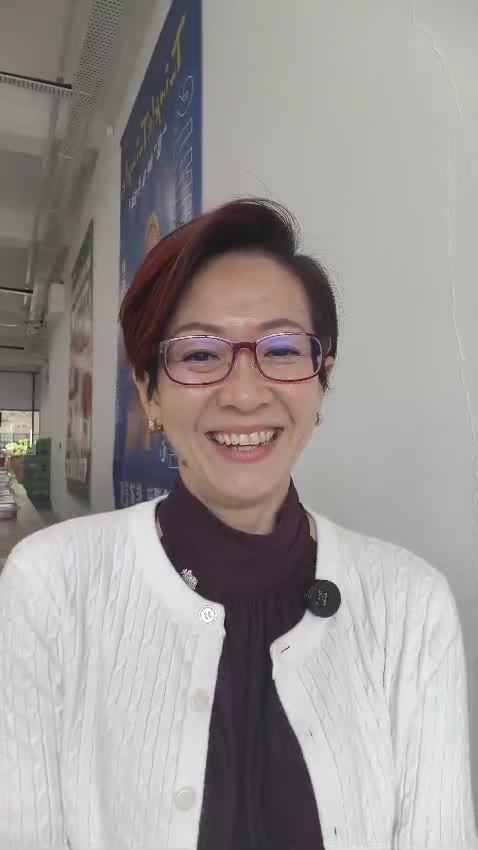 Theresa Wong laughing while explaining her T.E.A. habit: thoughts, emotion, action