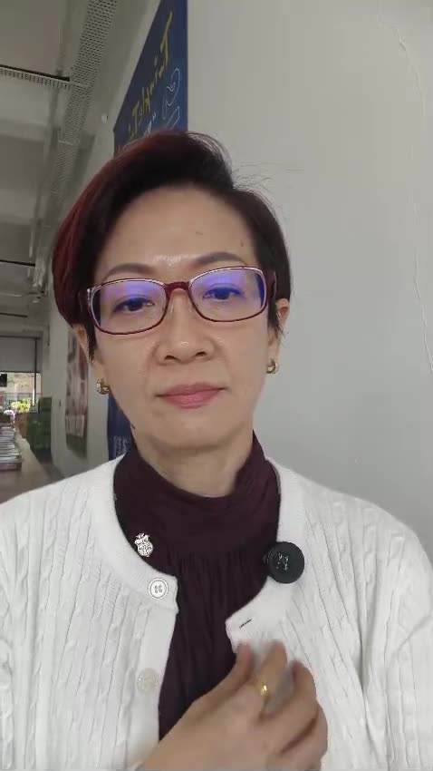 Theresa Wong explaining why she cares about everyday habits